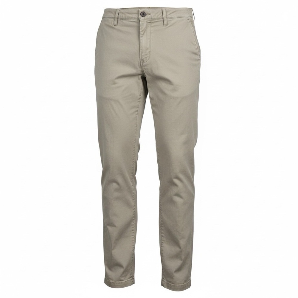 American Eagle Original Straight Flex Khakis Men's 30x36 Beige Pants - Picture 2 of 7